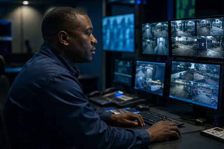 Security control room operator