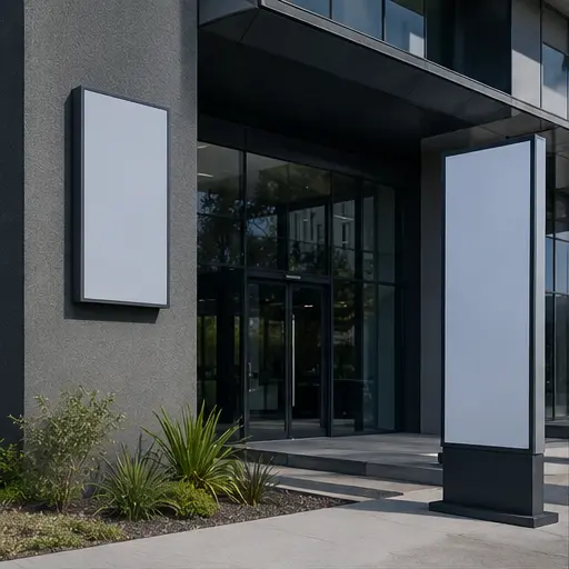 Security branding and signage project