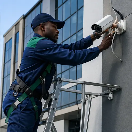 CCTV camera installation project
