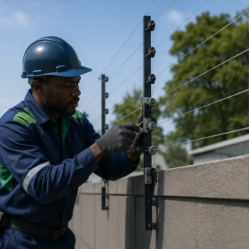 Electric fencing installation project